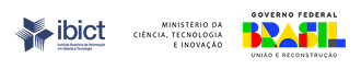 Assinatura do Ibict com logo do governo